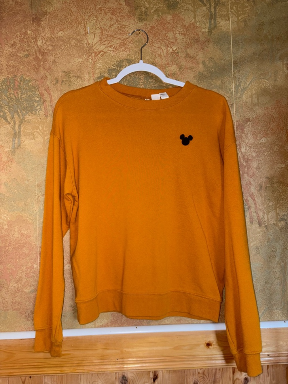 H&M ~ Orange Mickey Mouse Sweater